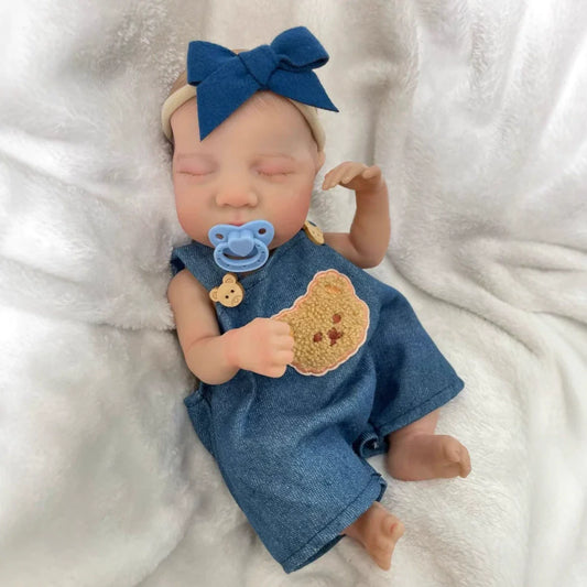 30cm Realistische schlafende Mini Reborn Puppen Junge-Levi