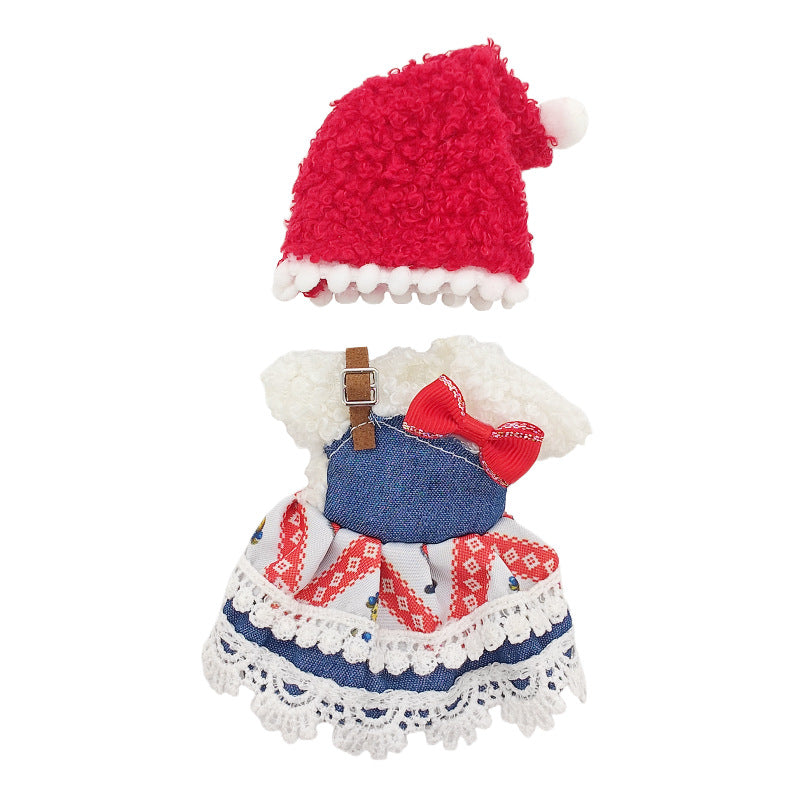 Cartoon-Kleid für 6 Zoll (15 cm) Minipuppen