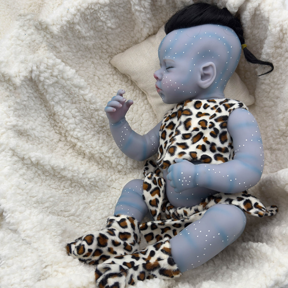 20 Zoll Geschlossene Augen Reborn Puppen Avatar Jungen/Mädchen-Loulou