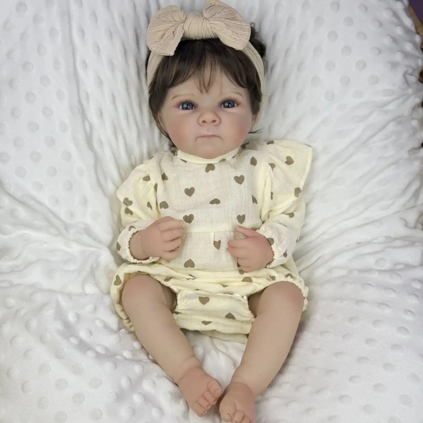 48cm offene Augen kurze Haare Bettie Reborn Babypuppe Mädchen