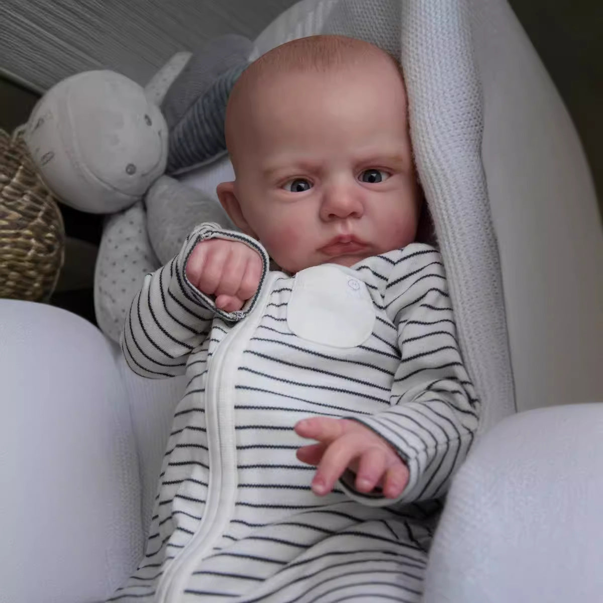 24 Zoll realistische Reborn Burke Puppen mit offenen Augen - Cameron