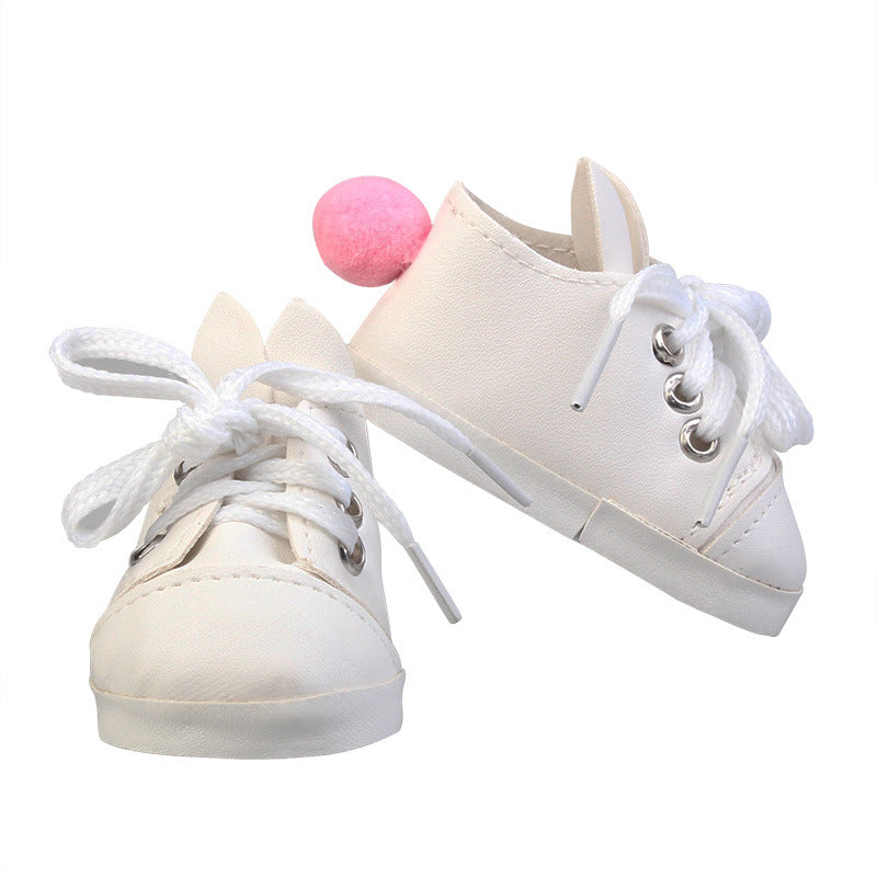 Süße Häschenschuhe für 17-18 Zoll Reborn Babypuppen