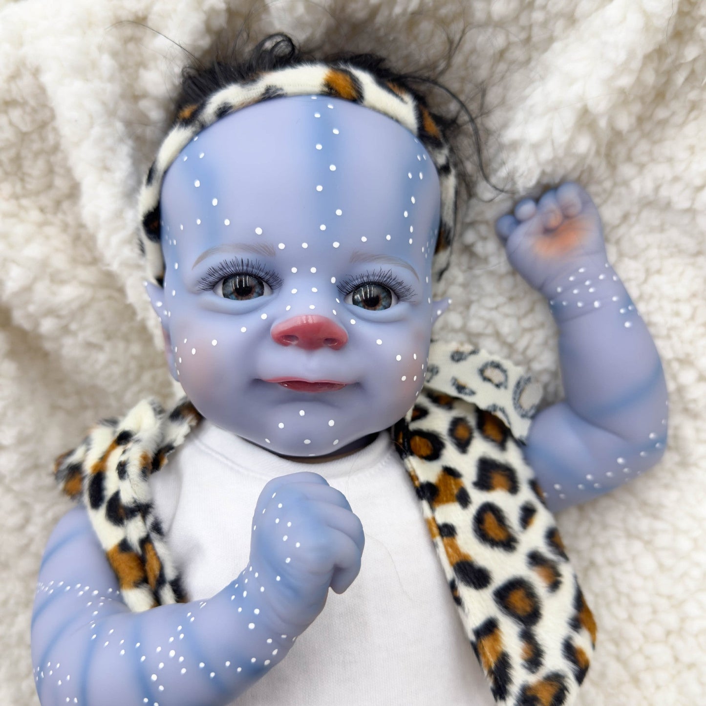 18 Zoll Reborn Baby Avatar mit offenen Augen