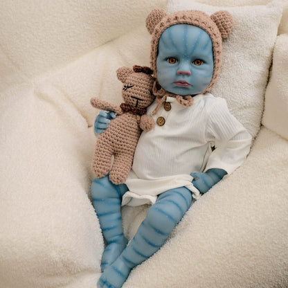 19 Zoll offene Augen Loulou Reborn Baby Avatar