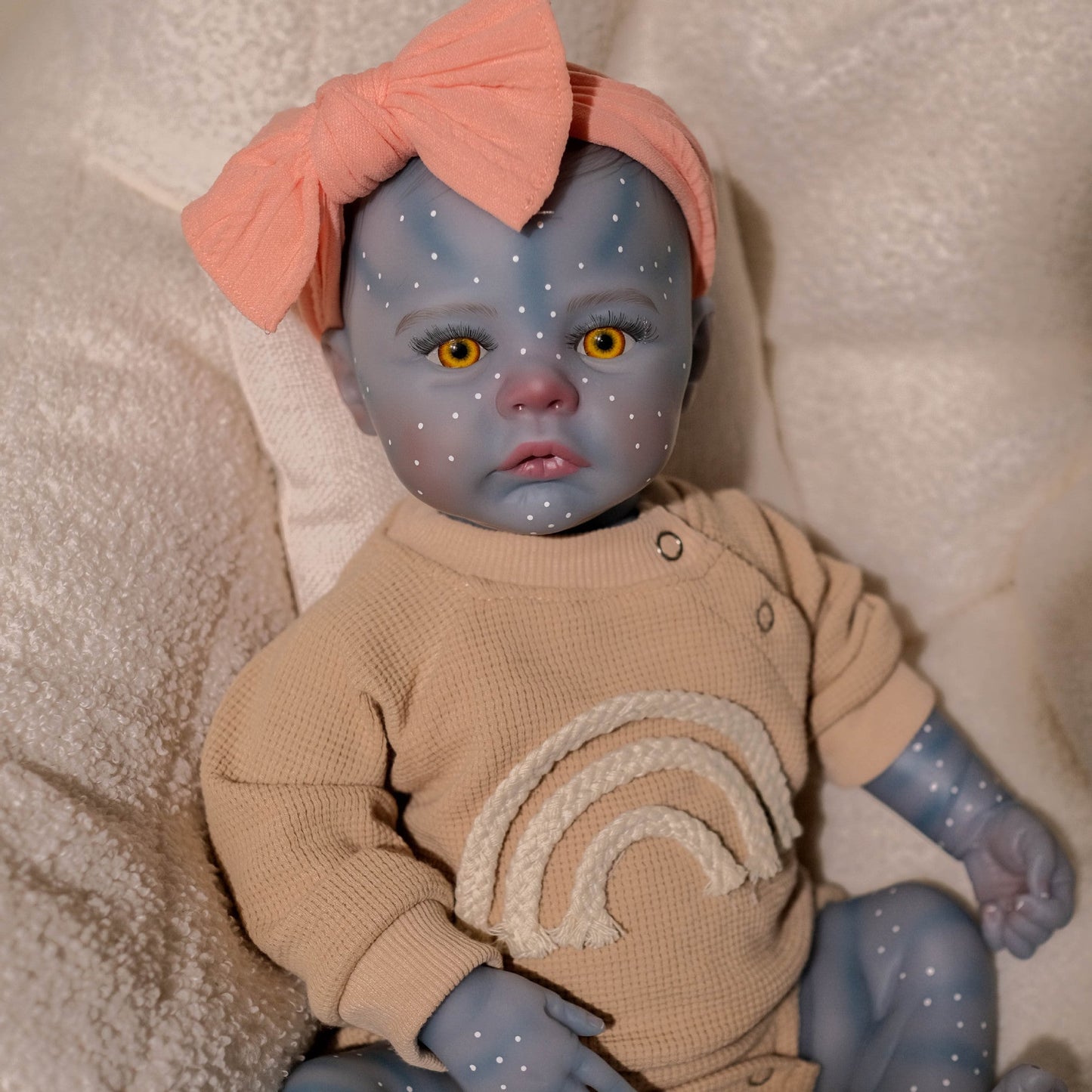 19 Zoll offene Augen Reborn Avatar Baby Mädchen-Meadow