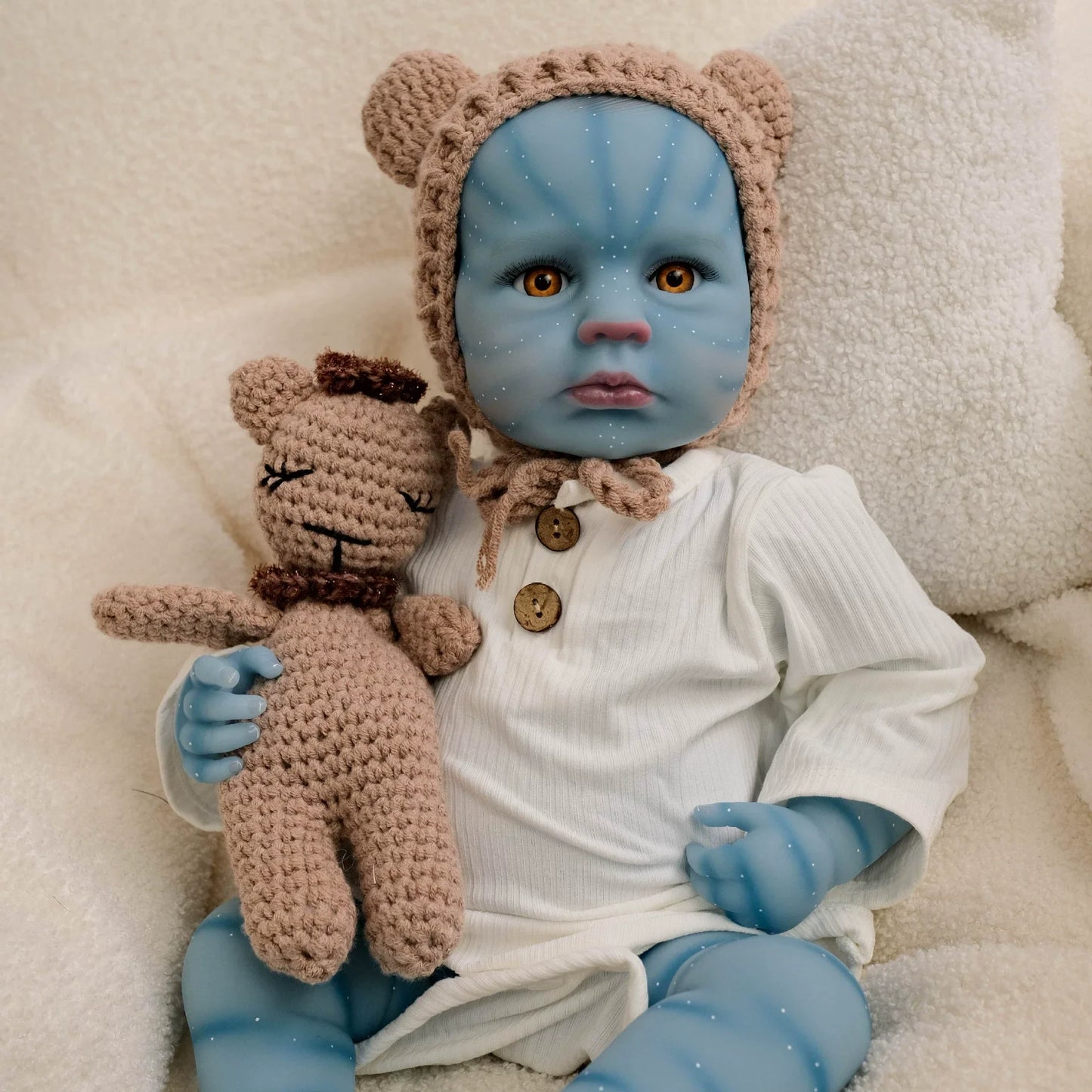 19 Zoll offene Augen Loulou Reborn Baby Avatar