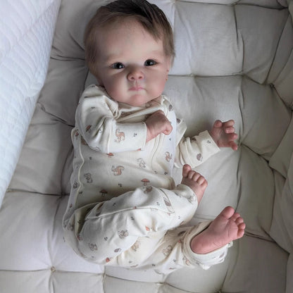 18 Zoll offene Augen kurze Haare Stoffkörper Reborn Puppe-Bettie