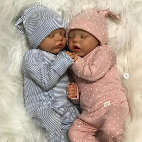18 Zoll lebensechte realistische Reborn-Zwillingsmädchen Renata und Jayleen