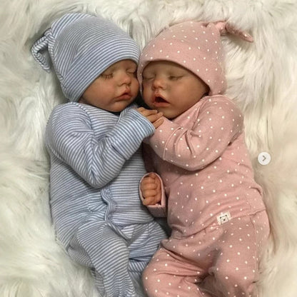 18 Zoll lebensechte realistische Reborn-Zwillingsmädchen Renata und Jayleen