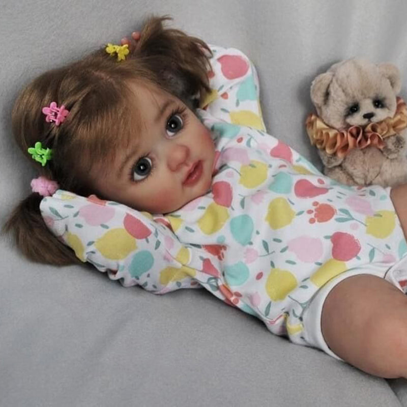 18 Zoll Susie Reborn Babypuppen mit offenen Augen -Layla