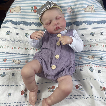 20 Zoll lebensechte Reborn-Puppe Zwillinge Schwestern-Loulou