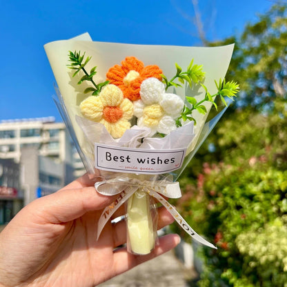 Mini-Häkelblumenstrauß