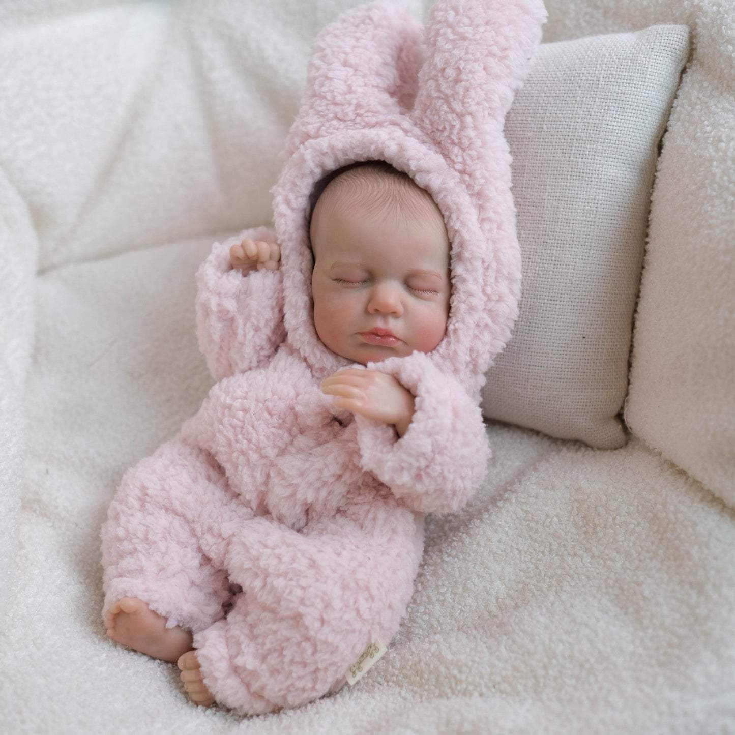 30cm lebensechte schlafende Mini Reborn Puppe Mädchen-Loulou