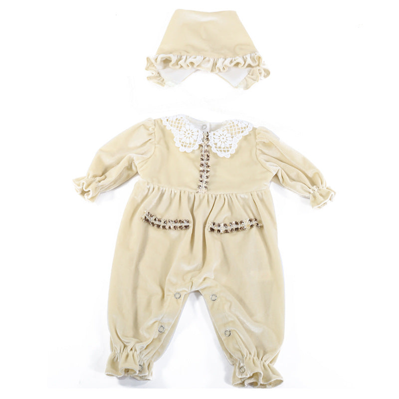 2-teilige langärmlige Reborn-Puppenkleidung für 22-24 Zoll Reborn-Puppen
