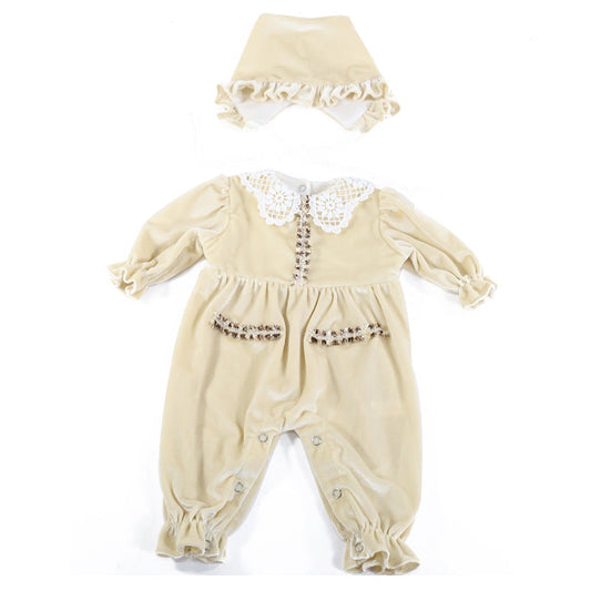 2-teilige langärmlige Reborn-Puppenkleidung für 22-24 Zoll Reborn-Puppen