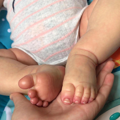 20 Zoll Lynn Reborn Puppen Mädchen mit braunem Haar-Maddie
