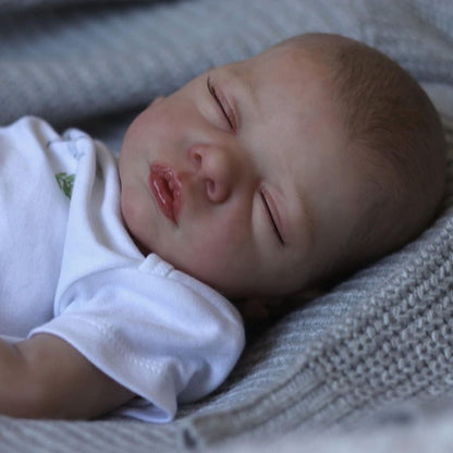 Elvira 19 Zoll lebensechte Reborn Puppen mit geschlossenen Augen-Romy
