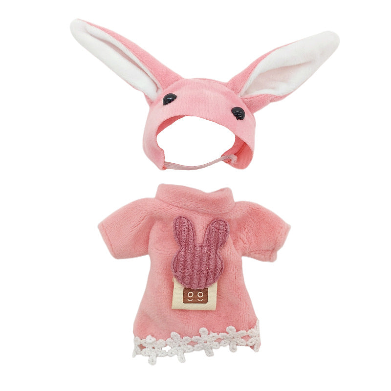 Cartoon-Kleid für 6 Zoll (15 cm) Minipuppen