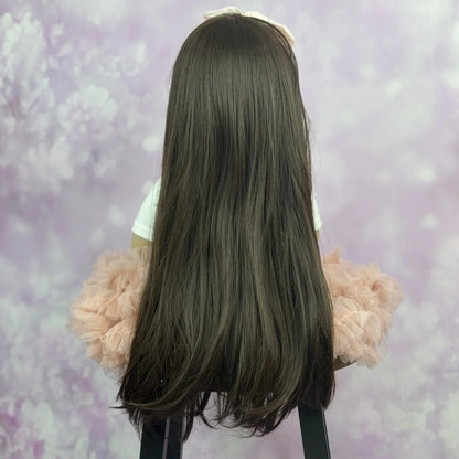 55 cm langes langhaariges Reborn-Baby-Mädchen im rosa Kleid - Betty