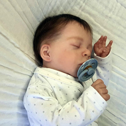 18 Zoll lebensechte Eartha Geschlossene Augen Reborn puppen-Jude