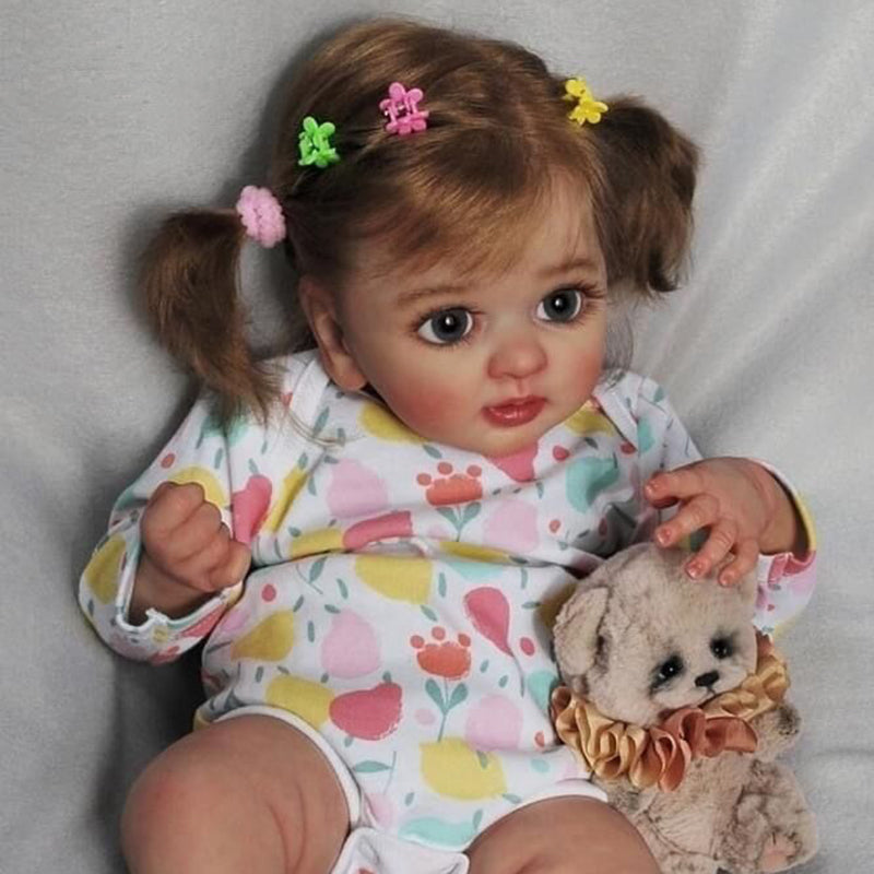 18 Zoll Susie Reborn Babypuppen mit offenen Augen -Layla