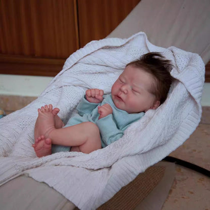 19 Zoll Colby Lebensechte Reborn Puppe mit geschlossenen Augen -Chase