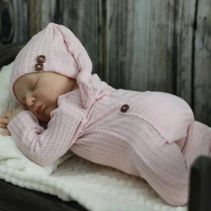 20 Zoll Cecilia Geschlossene Augen Reborn Puppen-Laura
