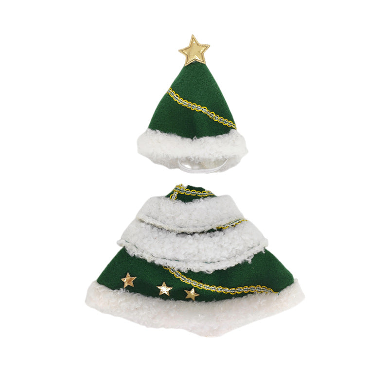 Süße Prinzessinnen-Weihnachtsoutfits für 15 cm Mini Reborn Puppen