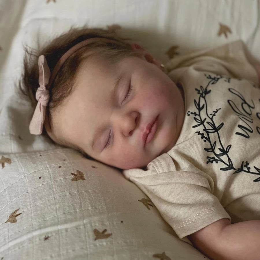 20 Zoll Hedy Reborn Puppe mit geschlossenen Augen - Laura