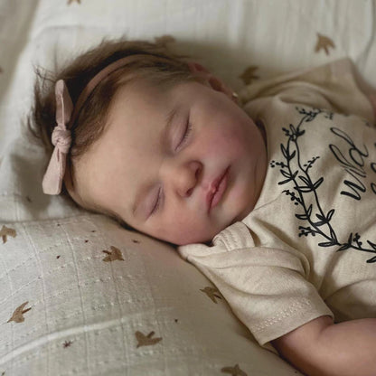 20 Zoll Hedy Reborn Puppe mit geschlossenen Augen - Laura