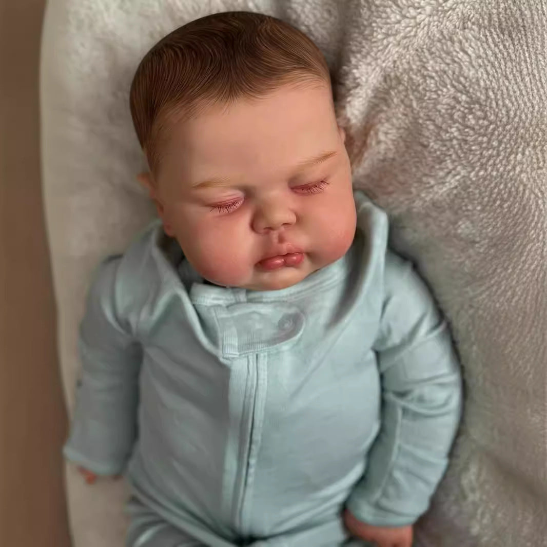 24 Zoll Hazel Rebornpuppe mit geschlossenen Augen- Pickle
