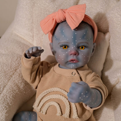 19 Zoll offene Augen Reborn Avatar Baby Mädchen-Meadow