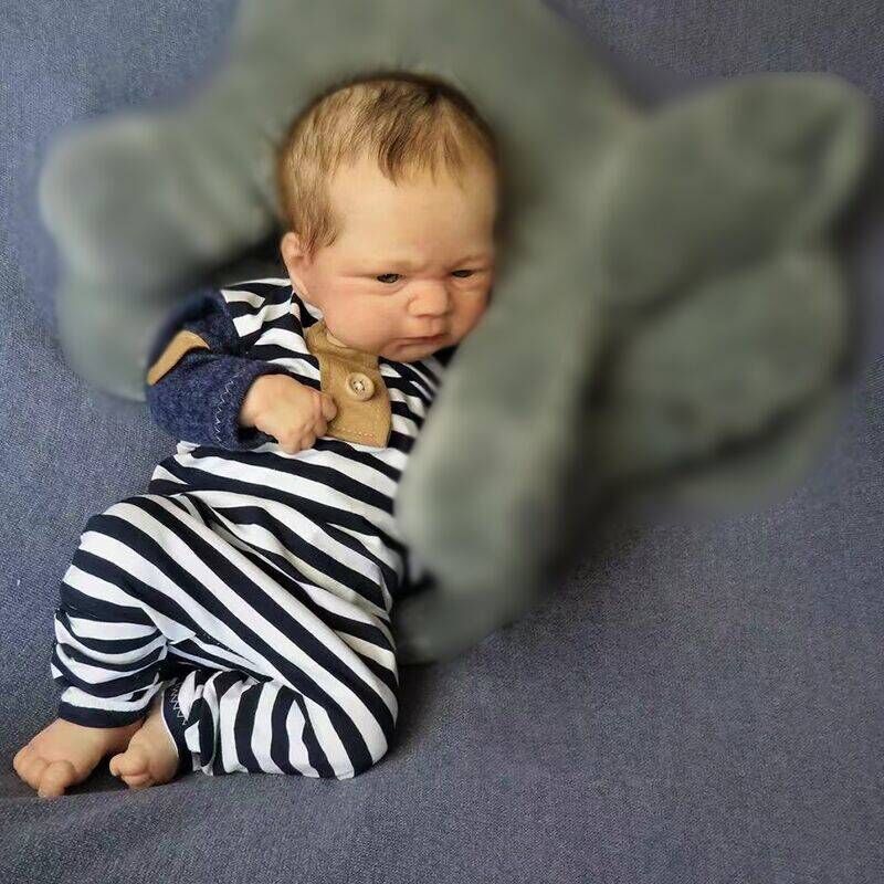 Leona offene Augen 19 Zoll Reborn Puppen-Elijah