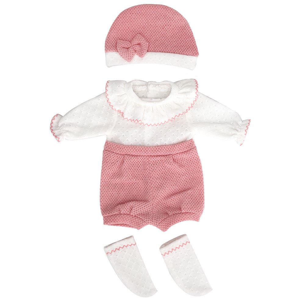 Süße Kleidung mit Hut für 16-18 Zoll Reborn Puppen