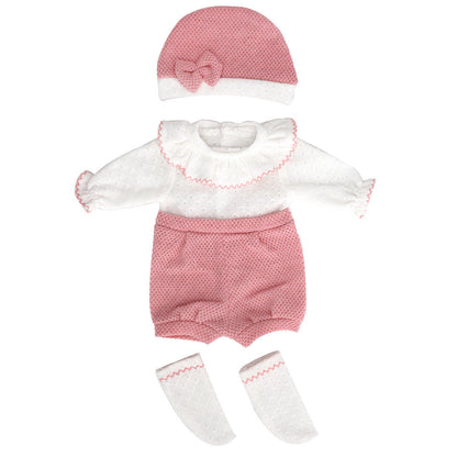 Süße Kleidung mit Hut für 16-18 Zoll Reborn Puppen