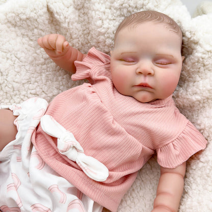 20 Zoll realistische schlafende Kätzchen-Rebornpuppen - Peaches