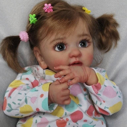 18 Zoll Susie Reborn Babypuppen mit offenen Augen -Layla