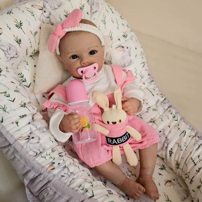 18 Zoll Ophelia Blaue Augen Reborn Puppe Mädchen-Bettie