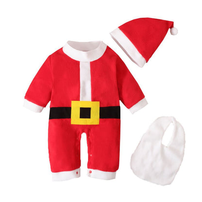 Weihnachtsmann 3-teiliges Weihnachtskleidungsset
