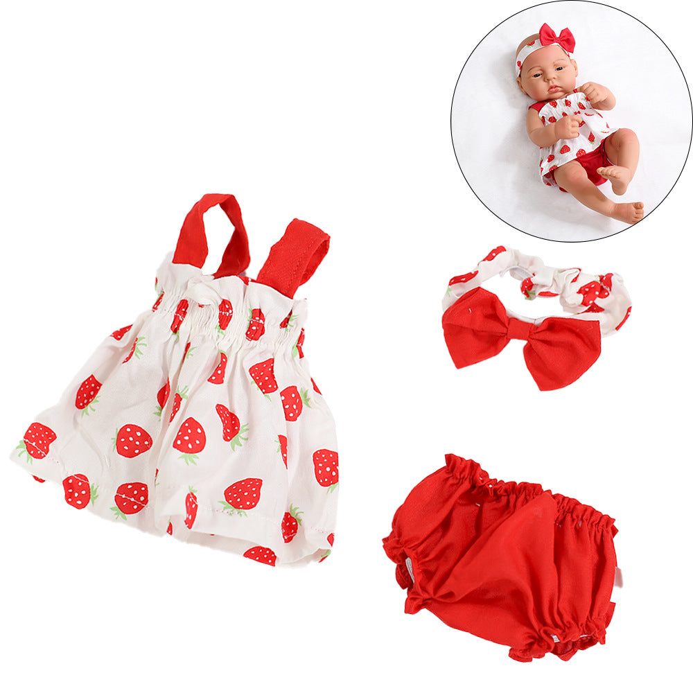 16-17 Zoll Reborn-Kleid 3-teiliges Set