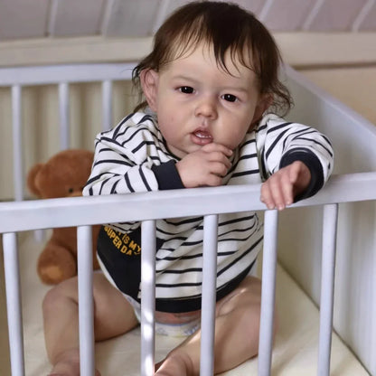 22 Zoll lebensechtes Reborn-Baby Liam mit kurzen Haaren