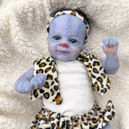 18 Zoll Reborn Baby Avatar mit offenen Augen