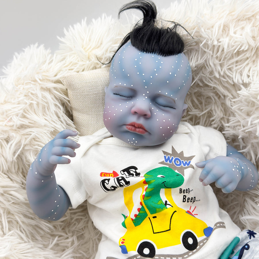 20 Zoll Rachel Geschlossene Augen Reborn Babypuppen Avatar
