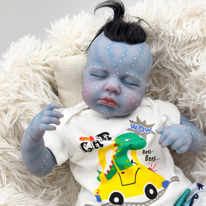20 Zoll Rachel Geschlossene Augen Reborn Babypuppen Avatar