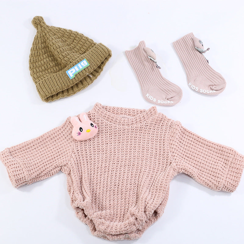 3-teilige Reborn-Puppenkleidung für 22-24 Zoll Reborn-Puppen