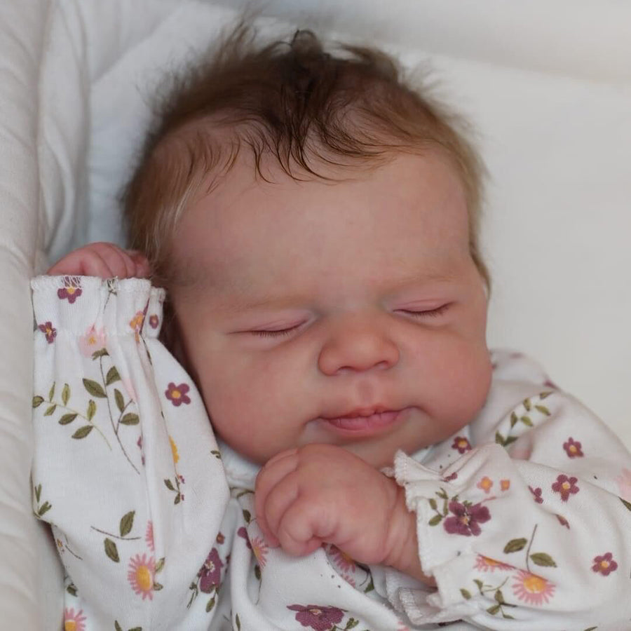 19 Zoll realistische Jesse Geschlossene Augen Reborn Babypuppen-Pascale