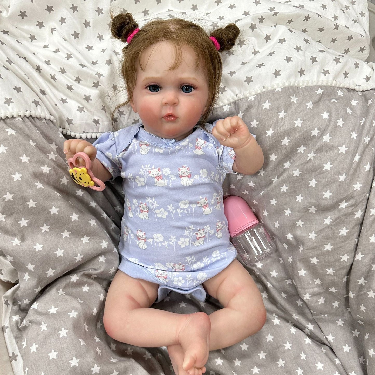 19 Zoll Eileen Reborn Babypuppen mit offenen Augen - Jocy