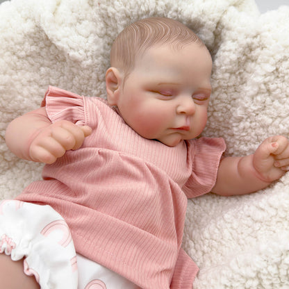 20 Zoll realistische schlafende Kätzchen-Rebornpuppen - Peaches