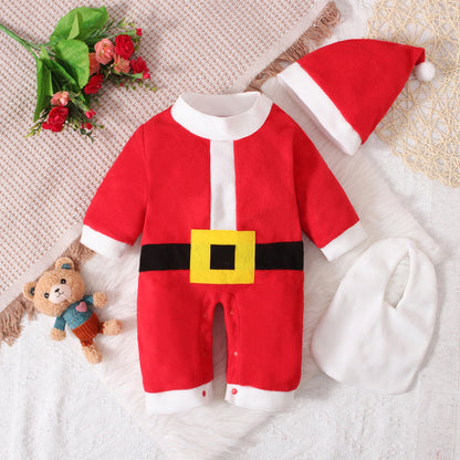 Weihnachtsmann 3-teiliges Weihnachtskleidungsset
