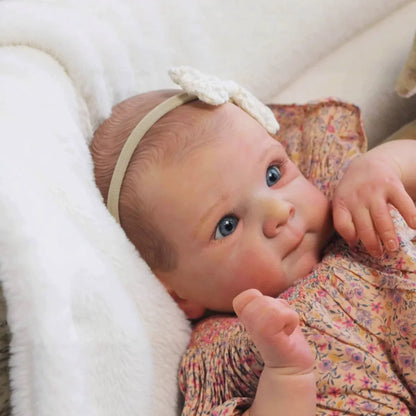 18 Zoll blaue Augen kuscheliges Reborn Baby Mädchen-Bettie